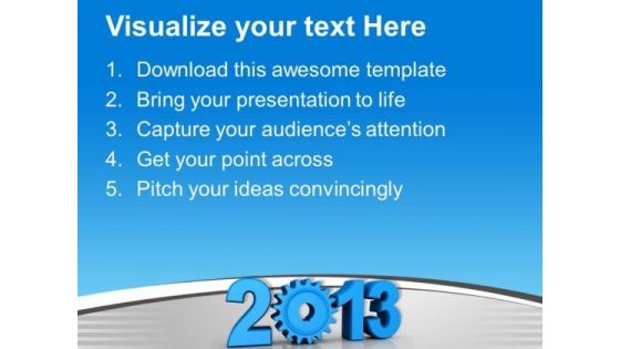 New Year Wishes Happy Theme PowerPoint Templates Ppt Backgrounds For Slides 0413