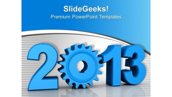 New Year Wishes Happy Theme PowerPoint Templates Ppt Backgrounds For Slides 0413