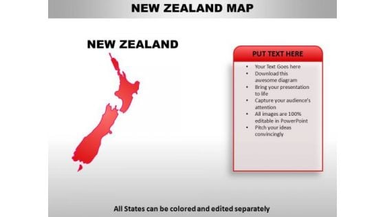 New Zealand PowerPoint Maps New Zealand PowerPoint Maps