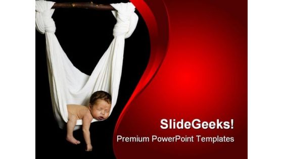 Newborn Baby PowerPoint Themes And PowerPoint Slides 0711