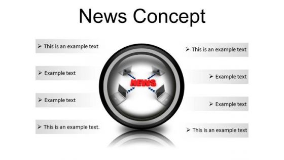 News Concept Computer PowerPoint Presentation Slides Cc