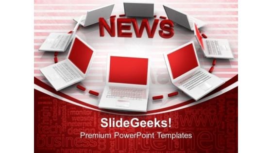 News Concept Technology PowerPoint Templates And PowerPoint Themes 0812