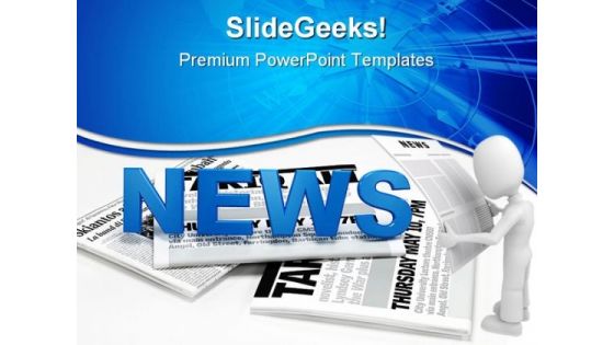 News Global PowerPoint Backgrounds And Templates 1210