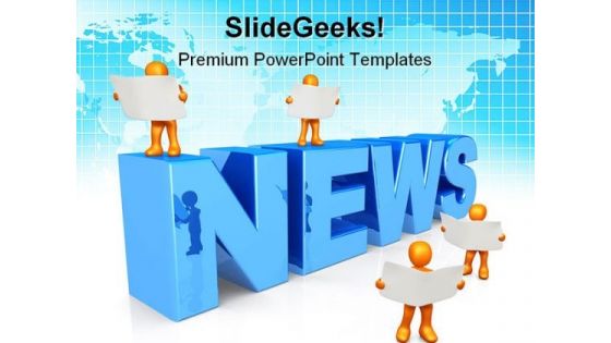 News Global PowerPoint Templates And PowerPoint Backgrounds 0711