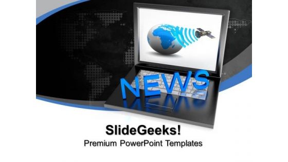 News Media Sources Internet PowerPoint Templates And PowerPoint Themes 1012