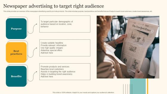Newspaper Advertising To Target Right Audience Agricultural Product Promotion Background Pdf Newspaper Advertising To Target Right Audience Agricultural Product Promotion Background Pdf
