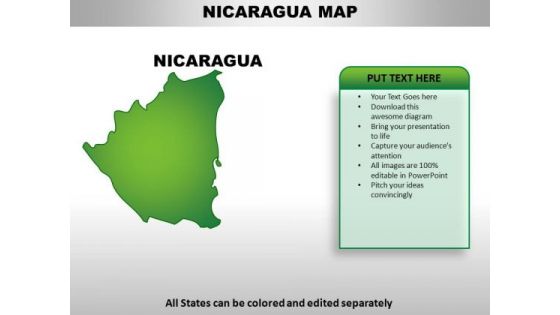 Nicaragua PowerPoint Maps