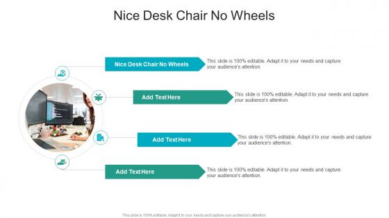 Nice Desk Chair No Wheels In Powerpoint And Google Slides Cpb
