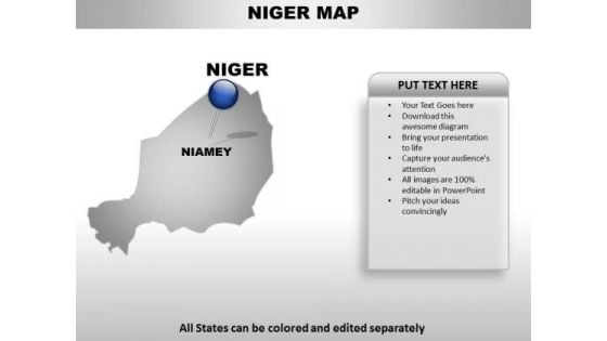 Niger Country PowerPoint Maps