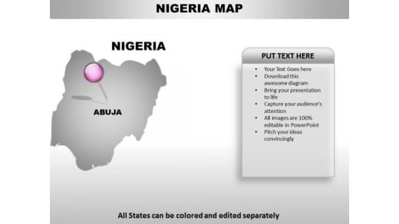 Nigeria Country PowerPoint Maps Nigeria Country PowerPoint Maps