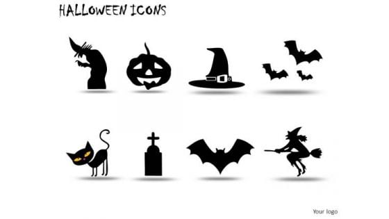 Night Halloween Icons PowerPoint Slides And Ppt Diagram Templates