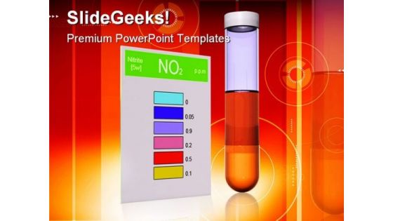 Nitrite Test Science PowerPoint Themes And PowerPoint Slides 0211