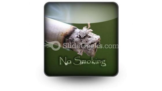 No Smoking PowerPoint Icon S