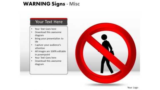 No Warning Signs PowerPoint Slides And Ppt Diagram Templates