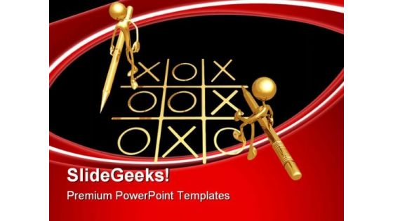 No Winners Game PowerPoint Templates And PowerPoint Backgrounds 0811