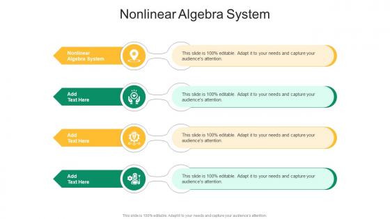 Nonlinear Algebra System In Powerpoint And Google Slides Cpb