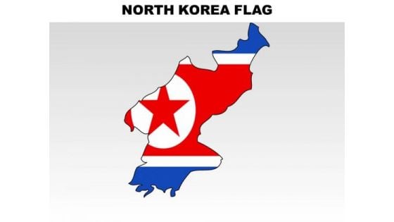 North Korea Country PowerPoint Flags