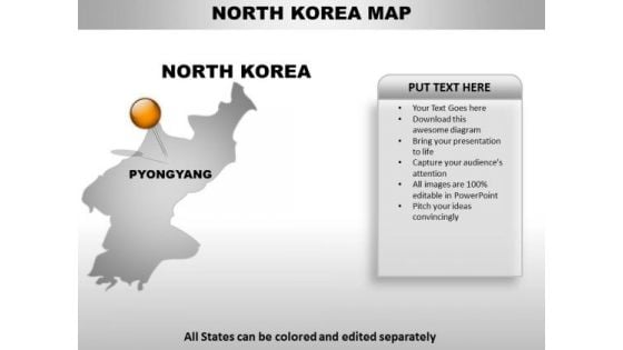 North Korea Country PowerPoint Maps North Korea Country PowerPoint Maps