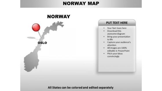 Norway Country PowerPoint Maps