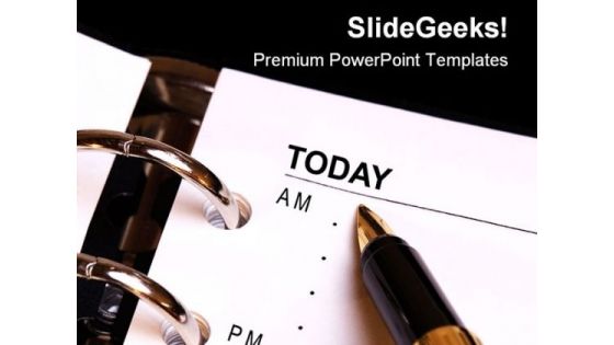 Notes For Today Business PowerPoint Templates And PowerPoint Backgrounds 0311