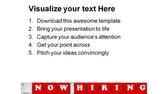Now Hiring Computer PowerPoint Themes And PowerPoint Slides 0411