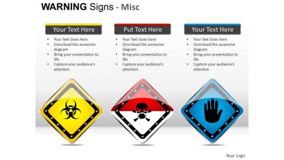 Noxious Warning Signs PowerPoint Slides And Ppt Diagram Templates