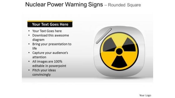 Nuclear Power Warning Signs PowerPoint Slides And Ppt Diagrams Images