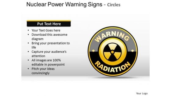 Nuclear Power Warning Signs Radiation PowerPoint Slides And Ppt Diagrams