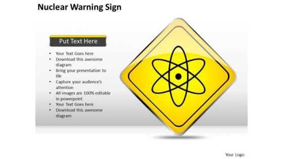 Nuclear Warning Sign Ppt Sales Business Plan PowerPoint Templates