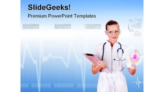 Nurse Medical PowerPoint Templates And PowerPoint Backgrounds 0611