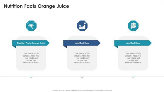 Nutrition Facts Orange Juice In Powerpoint And Google Slides Cpb