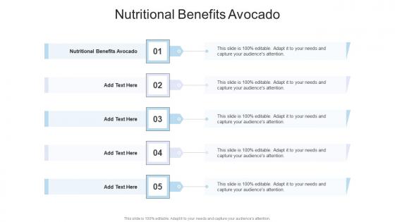 Nutritional Benefits Avocado In Powerpoint And Google Slides Cpb