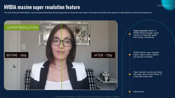 NVIDIA Maxine Super NVIDIA AI To Improve Virtual Communication Experience Guidelines Pdf