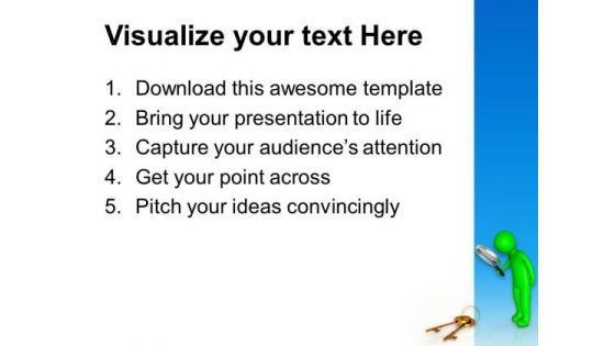 Observe For The Right Solution Key PowerPoint Templates Ppt Backgrounds For Slides 0613