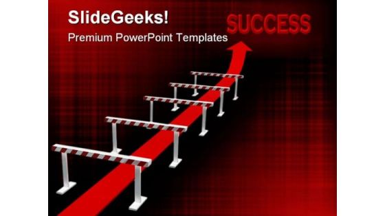 Obstacle01 Symbol PowerPoint Template 0910 Obstacle01 Symbol PowerPoint Template 0910