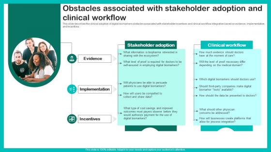 Obstacles Associated With Stakeholder Digital Biomarkers For Personalized Health Insights Diagrams Pdf