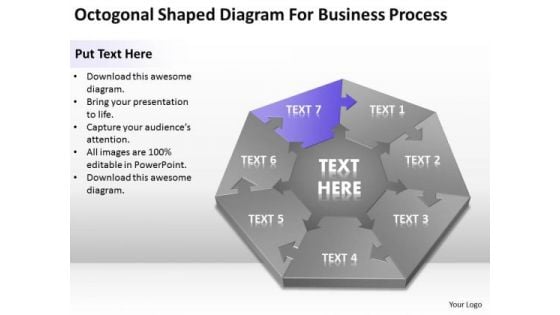 Octogonal Shaped Diagram For Business Process Ppt Online Plans PowerPoint Slides