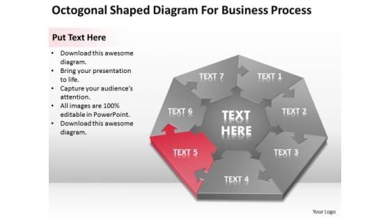 Octogonal Shaped Diagram For Business Process Ppt Plan Builder PowerPoint Templates