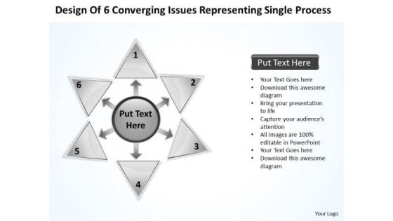 Of 6 Converging Issues Representing Single Process Cycle PowerPoint Slides Of 6 Converging Issues Representing Single Process Cycle PowerPoint Slides