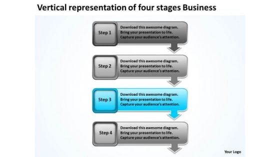 Of Four Stages Business Free Non Profit Plan Template PowerPoint Slides Of Four Stages Business Free Non Profit Plan Template PowerPoint Slides
