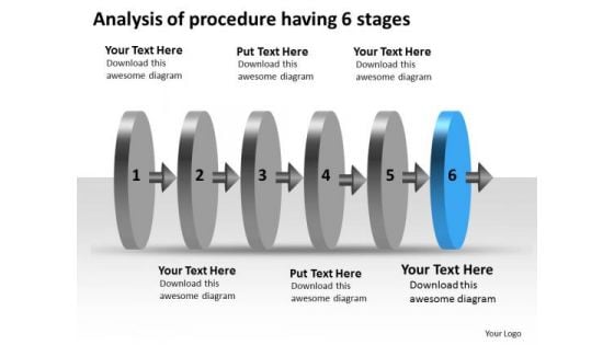 Of Procedure Having 6 Stages Ppt Technical Support Process Flow Chart PowerPoint Templates