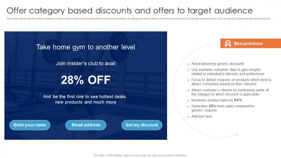 Offer Category Based Discounts And Offers To Target Guide For Data Driven Advertising Rules Pdf