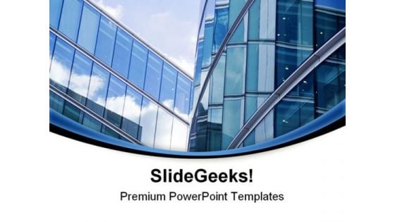 Office Buildings Architecture PowerPoint Themes And PowerPoint Slides 0811