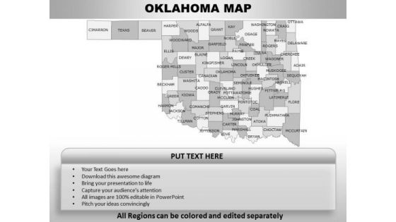 Oklahoma PowerPoint Maps Oklahoma PowerPoint Maps