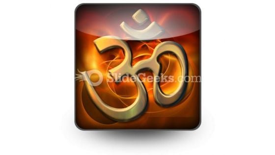 Om Religion PowerPoint Icon S