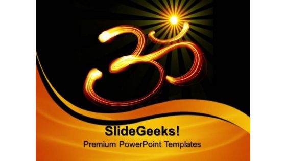 Om Syllable Symbol PowerPoint Templates And PowerPoint Themes 0712