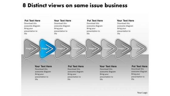 On Same Issue Business PowerPoint Theme Start Up Plan Template Templates