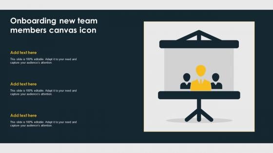 Onboarding New Team Members Canvas Icon Icons Pdf