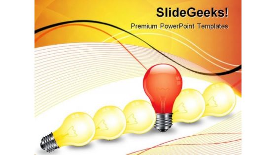 One Got Idea Business PowerPoint Templates And PowerPoint Backgrounds 1211