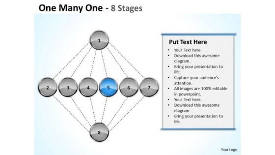 One Many Stages Sales Marketing Theme Ppt Top Business Plan Software PowerPoint Templates